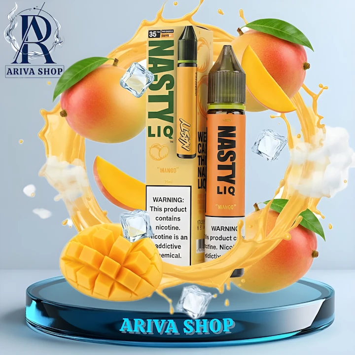 سالت انبه نستی، سالت نستی انبه، انبه نستی، سالت نستی اورجینال، سالت اورجینال نستی، سالت نستی MANGO، NASTY SALT، nasty MANGO، nastyliq، NASTYLIQ، NASTY LIQ، SHGJ KSJD