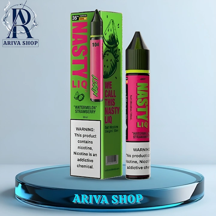 سالت نستی توت فرنگی هندوانه – NASTYLIQ WATERMELON STRAWBERRY SALTNIC سالت توت فرنگی هندوانه نستی، سالت نستی توت فرنگی هندوانه، توت فرنگی هندوانه نستی، سالت نستی اورجینال، سالت اورجینال نستی، سالت نستی WATERMELON STRAWBERRY، NASTY SALT، nasty watermelon strawberry، nastyliq، NASTYLIQ، NASTY LIQ، SHGJ KSJD