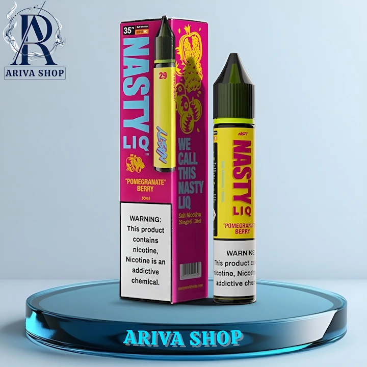 سالت انار بری نستی، سالت نستی انار بری، انار بری نستی، سالت نستی اورجینال، سالت اورجینال نستی، سالت نستی POMEGRANATE BERRY، NASTY SALT، nasty pomegranate berry، nastyliq، NASTYLIQ، NASTY LIQ، SHGJ KSJD