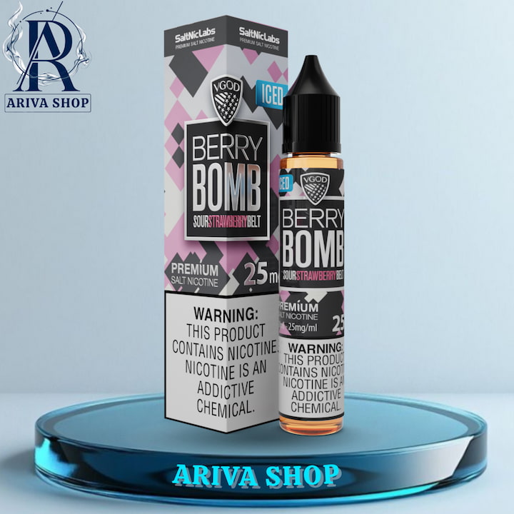 سالت ویگاد بمب توت فرنگی یخ - ICED BERRY BOMB VGOD SALTNIC سالت ویگاد بمب توت فرنگی یخ، بمب توت فرنگی یخ ویگاد، سالت ویگاد اورجینال، سالت ویگاد اصلی، vgod salt، iced berry bomb vgod salt nicotine