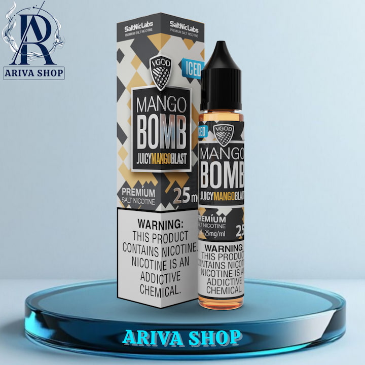 سالت ویگاد بمب انبه یخ - ICED MANGO BOMB VGOD SALTNIC سالت ویگاد بمب انبه یخ، بمب انبه یخ ویگاد، سالت ویگاد اورجینال، سالت ویگاد اصلی، vgod salt، iced mango bomb vgod salt nicotine