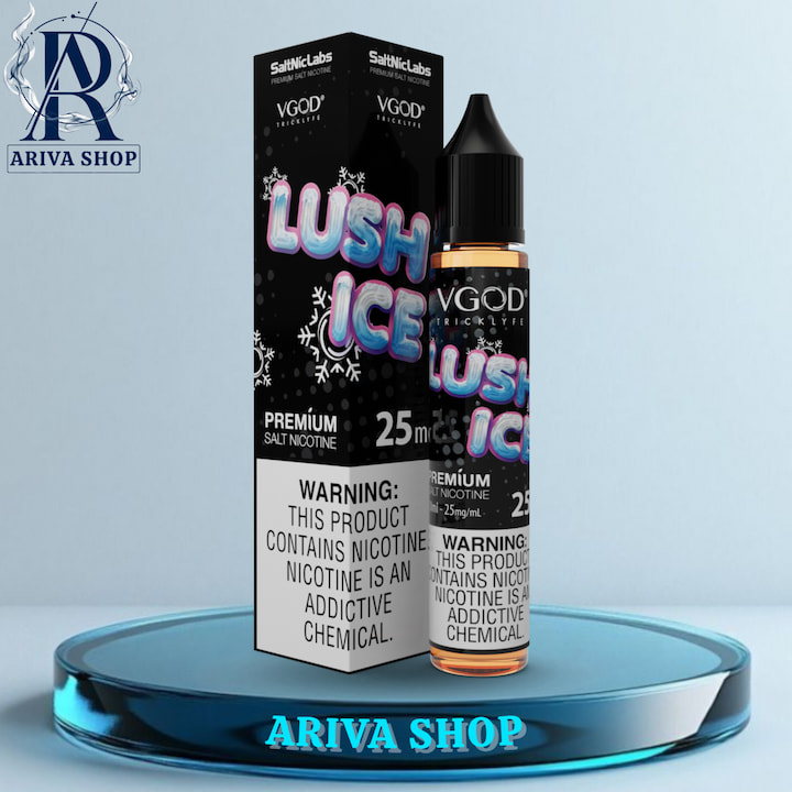 سالت ویگاد آب نبات هندوانه و یخ، آب نبات هندوانه و یخ ویگاد، سالت ویگاد اورجینال، سالت ویگاد اصلی، vgod salt، lush ice vgod salt nicotine
