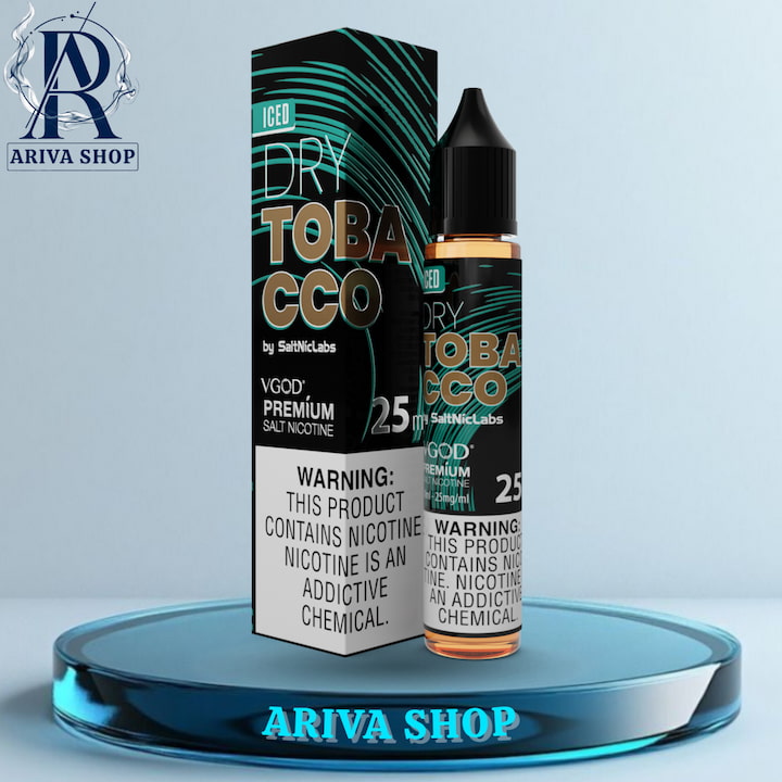 سالت ویگاد درای توباکو یخ - ICED DRY TOBACCO VGOD SALTNIC سالت ویگاد درای توباکو یخ، درای توباکو یخ ویگاد، سالت ویگاد اورجینال، سالت ویگاد اصلی، vgod salt، iced dry tobacco vgod salt nicotine