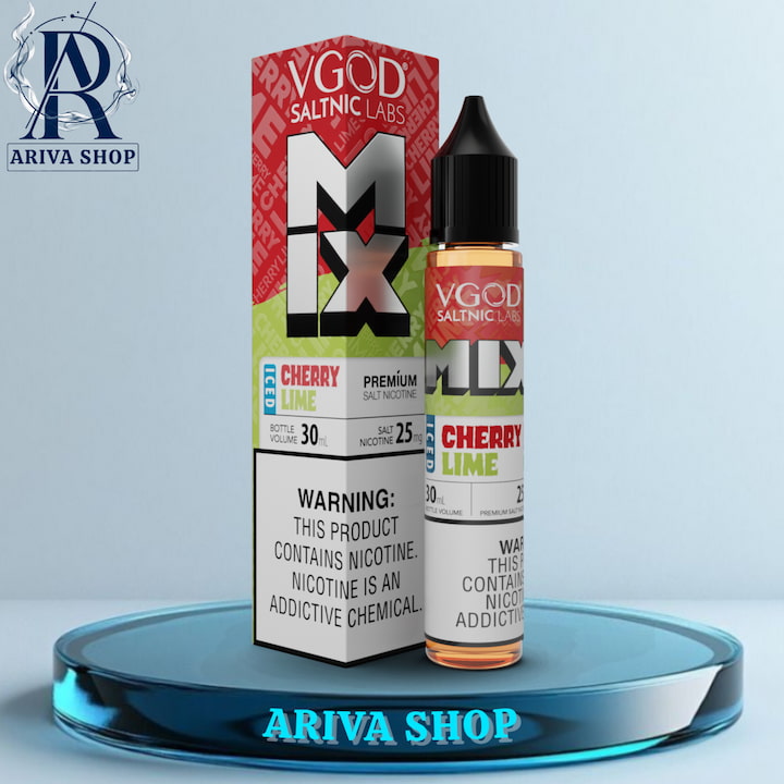 سالت ویگاد میکس گیلاس لیمو یخ - MIX ICED CHERRY LIME VGOD SALTNIC سالت ویگاد میکس گیلاس لیمو یخ، میکس گیلاس لیمو یخ ویگاد، سالت ویگاد اورجینال، سالت ویگاد اصلی، vgod salt، mix iced cherry lime vgod salt nicotine