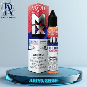 سالت ویگاد بلوبری انار یخ، بلوبری انار یخ ویگاد، سالت ویگاد اورجینال، سالت ویگاد اصلی، vgod salt، mix iced berry pomegranate vgod salt nicotine