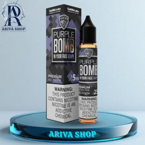 سالت ویگاد بمب انگور، بمب انگور ویگاد، سالت ویگاد اورجینال، سالت ویگاد اصلی، vgod salt، purple bomb vgod salt nicotine