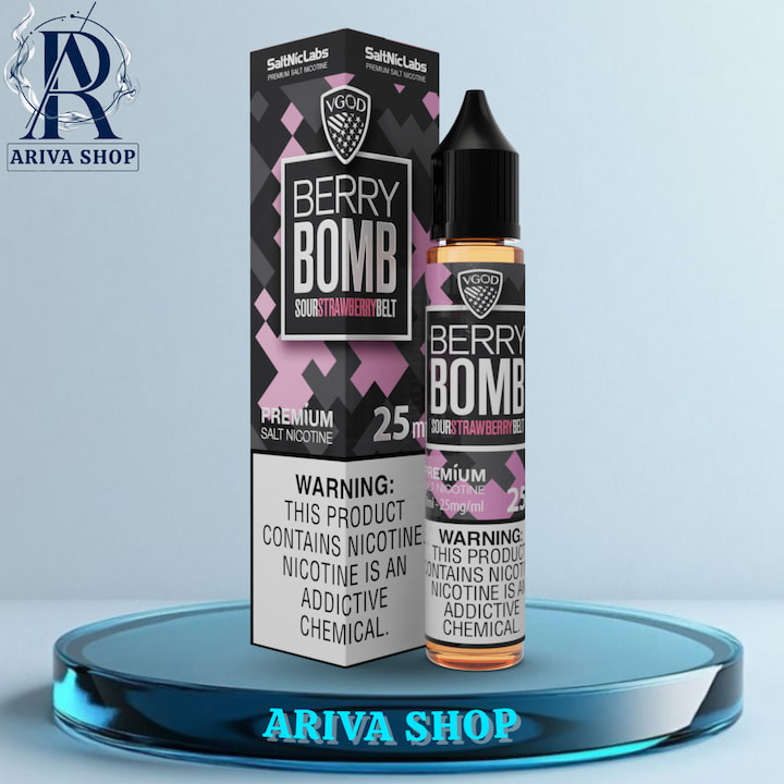 سالت ویگاد بمب توت فرنگی - BERRY BOMB VGOD SALTNIC سالت ویگاد بمب توت فرنگی، بمب توت فرنگی ویگاد، سالت ویگاد اورجینال، سالت ویگاد اصلی، vgod salt، berry bomb vgod salt nicotine